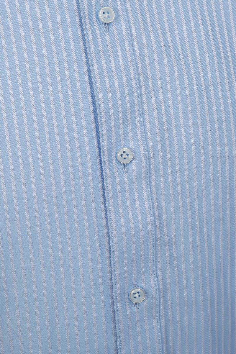 Men's Twill Fine Stripe Shirt