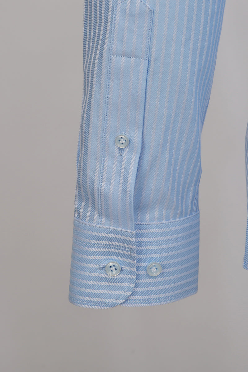 Men's Twill Fine Stripe Shirt